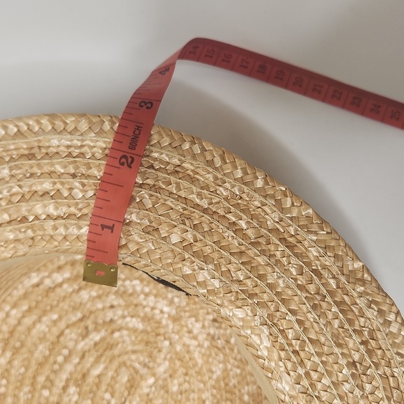 Tarnish Women's Brown Boater Straw Hat With Dotted Tulle Netting - Picture 8 of 11